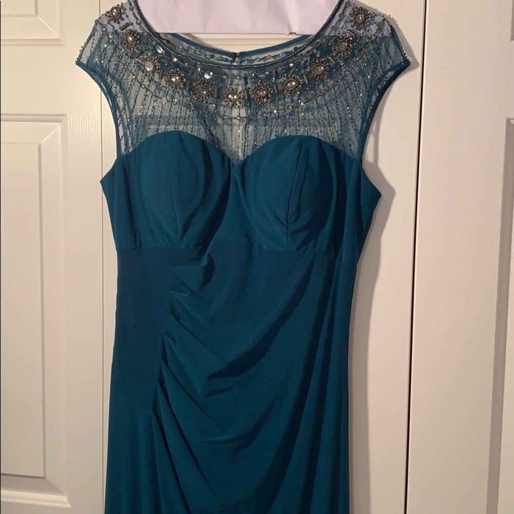 Patra Green Event Dress